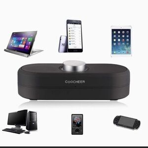 Coocheer Wireless Bluetooth Speaker For Portable Cellphone Speaker HD Sound Bass